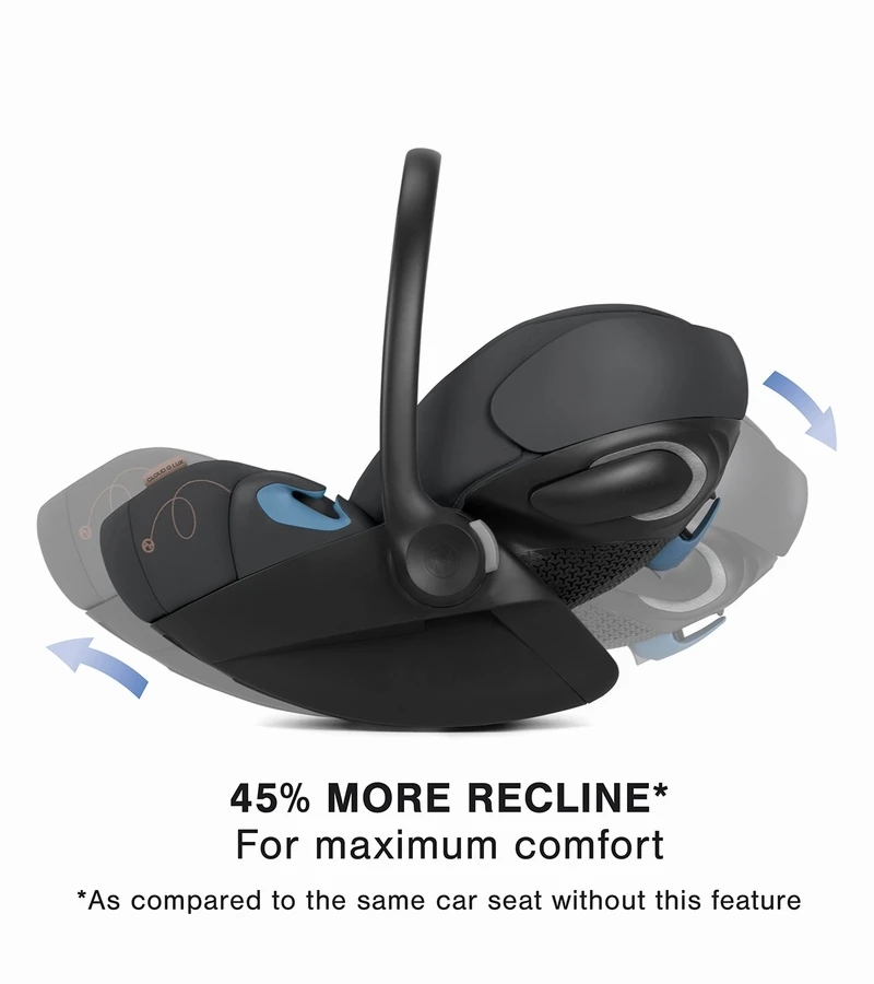 Cybex COYA Compact Stroller + Cloud G Lux SensorSafe Travel System Bundle - Matte Black / Sepia Black / Moon Black 3 Cybex COYA Compact Stroller + Cloud G Lux SensorSafe Travel System Bundle - Matte Black / Sepia Black / Moon Black - Image 3