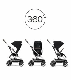 Cybex Eezy S Twist +2 V2 Stroller + Aton 2 Sensorsafe Travel System Bundle - Ocean Blue / Lavastone Black -Britax || Little Unicorn || Graco Shop cybex eezy s twist 2 v2 stroller aton 2 sensorsafe travel system bundle beach blue lavastone black 128