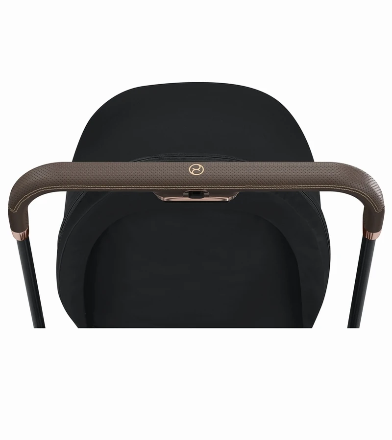 Cybex EPriam + Cloud Q SensorSafe Travel System - Matte Black / Fancy Pink / Stardust Black 4 Cybex EPriam + Cloud Q SensorSafe Travel System - Matte Black / Fancy Pink / Stardust Black - Image 4