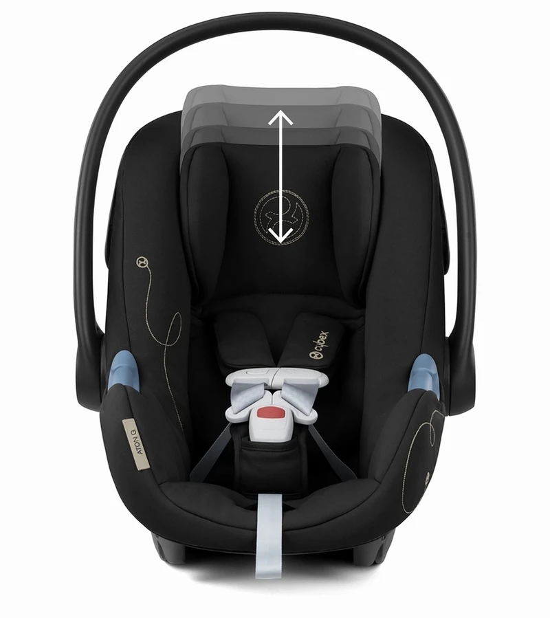 Cybex Melio Carbon 3 + Aton G Travel System Bundle - Moon Black / Moon Black 5 Cybex Melio Carbon 3 + Aton G Travel System Bundle - Moon Black / Moon Black - Image 5