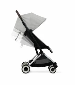 Cybex Orfeo Compact Stroller + Aton G SensorSafe Travel System Bundle - Lava Grey / Lava Grey -Britax || Little Unicorn || Graco Shop cybex orfeo compact stroller aton g sensorsafe travel system bundle lava grey lava grey 9