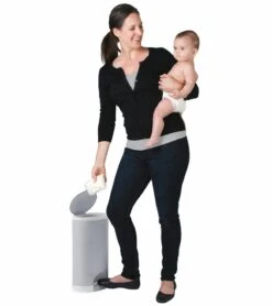 Dekor Diaper Dekor Mini Diaper Pail - Gray -Britax || Little Unicorn || Graco Shop dekor diaper dekor mini diaper pail gray 66