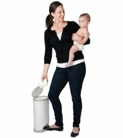 Dekor Diaper Dekor Mini Diaper Pail - White -Britax || Little Unicorn || Graco Shop dekor diaper dekor mini diaper pail white 120