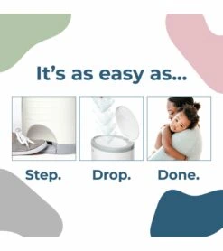 Dekor Diaper Dekor Plus Diaper Pail - Gray -Britax || Little Unicorn || Graco Shop dekor diaper dekor plus diaper pail gray 158