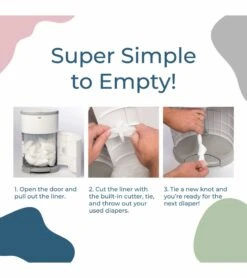 Dekor Diaper Dekor Plus Diaper Pail - Gray -Britax || Little Unicorn || Graco Shop dekor diaper dekor plus diaper pail gray 159