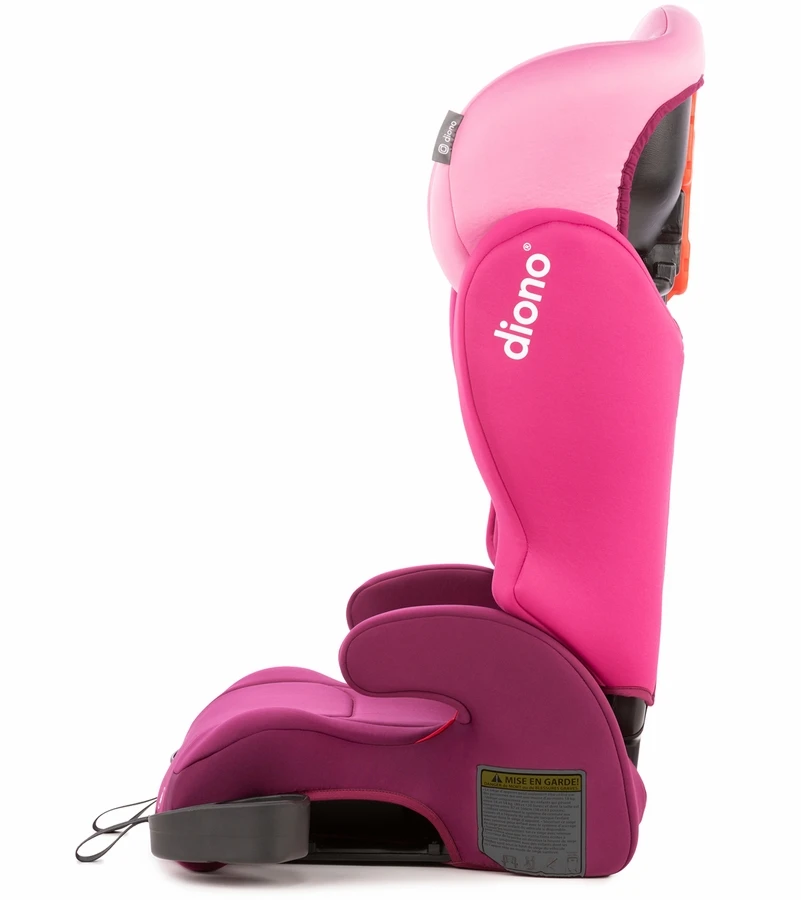 Diono Cambria 2 High Back Belt Positioning Booster Car Seat - Pink 3 Diono Cambria 2 High Back Belt Positioning Booster Car Seat - Pink - Image 3
