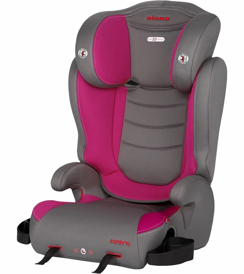 Diono Cambria High Back Belt Positioning Booster Car Seat - Raspberry 1 Diono Cambria High Back Belt Positioning Booster Car Seat - Raspberry