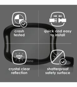 Diono Easy View XXL Mirror -Britax || Little Unicorn || Graco Shop diono easy view xxl mirror 12