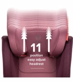 Diono Monterey 2XT Latch 2-in-1 Booster Car Seat - Plum -Britax || Little Unicorn || Graco Shop diono monterey 2xt latch 2 in 1 booster car seat plum 87