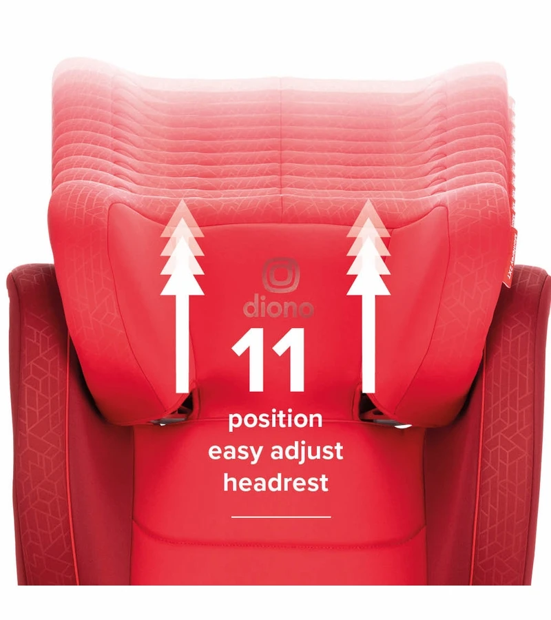 Diono Monterey 2XT Latch 2-in-1 Booster Car Seat - Red 5 Diono Monterey 2XT Latch 2-in-1 Booster Car Seat - Red - Image 5