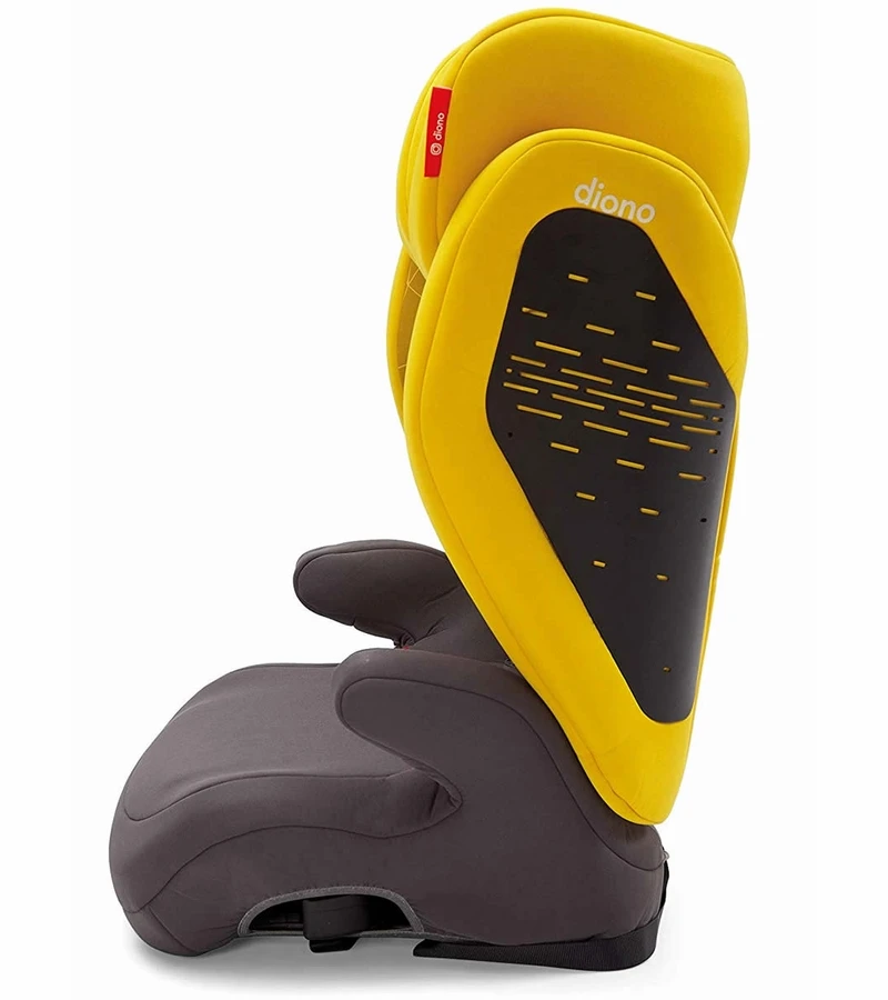Diono Monterey 4DXT High Back Belt Positioning Booster Car Seat - Yellow Sulphur 3 Diono Monterey 4DXT High Back Belt Positioning Booster Car Seat - Yellow Sulphur - Image 3