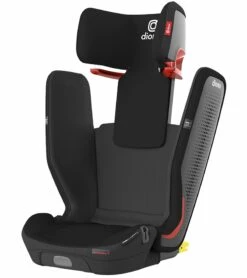 Diono Monterey 5iST FixSafe Belt Positioning High Back Booster Car Seat - Black Jet