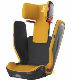 Diono Monterey 5iST FixSafe Belt Positioning High Back Booster Car Seat - Yellow Mineral