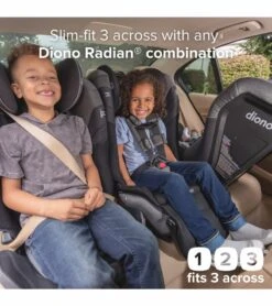 Diono Radian 3QXT+ Narrow All-in-One Convertible Car Seat - Black Jet -Britax || Little Unicorn || Graco Shop diono radian 3qxt narrow all in one convertible car seat black jet 83