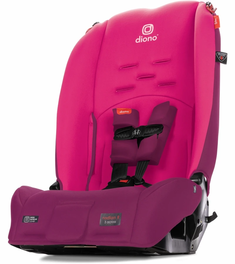 Diono Radian 3R Narrow All-in-One Convertible Car Seat - Pink Blossom 3 Diono Radian 3R Narrow All-in-One Convertible Car Seat - Pink Blossom - Image 3