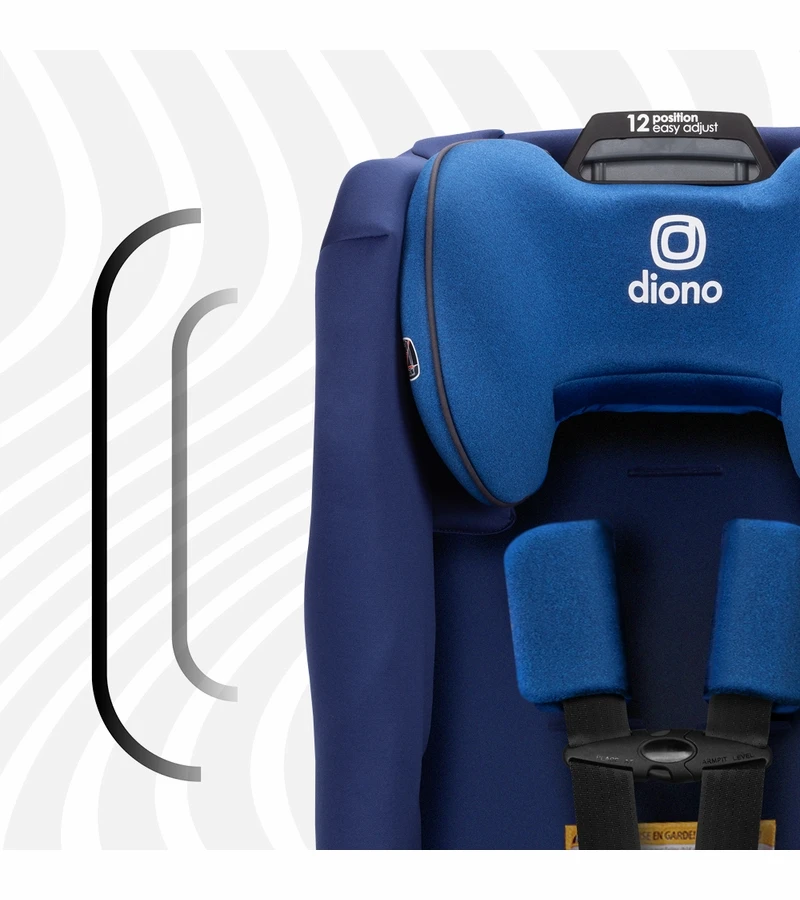 Diono Radian 3R SafePlus All-in-One Convertible Car Seat - Blue Sky 5 Diono Radian 3R SafePlus All-in-One Convertible Car Seat - Blue Sky - Image 5