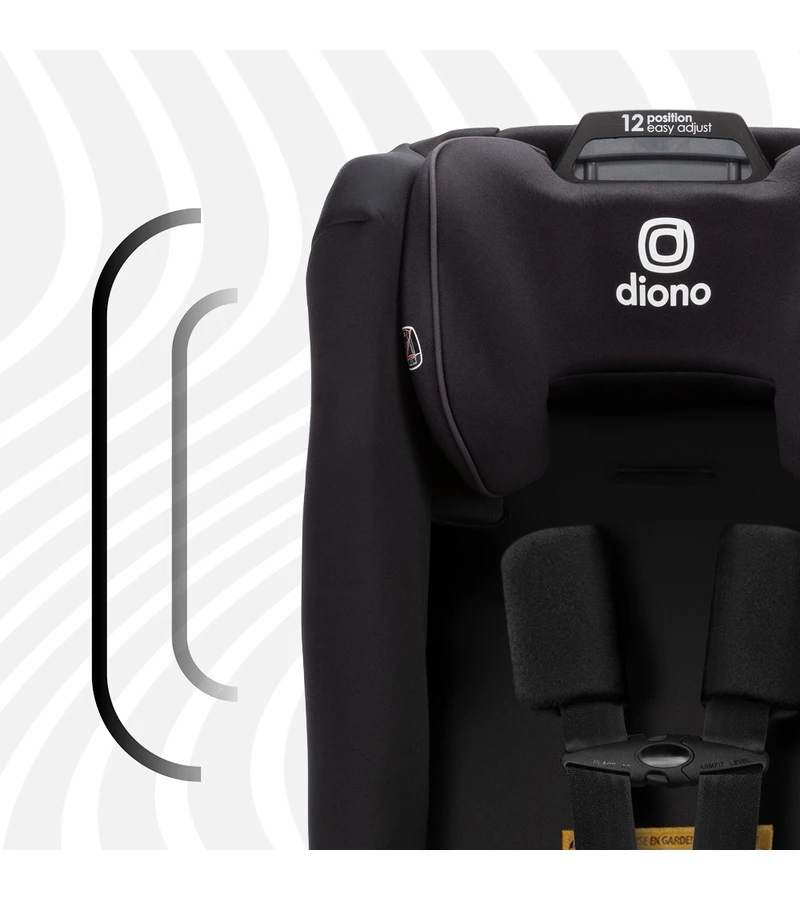 Diono Radian 3R SafePlus All-in-One Convertible Car Seat - Jet Black 5 Diono Radian 3R SafePlus All-in-One Convertible Car Seat - Jet Black - Image 5