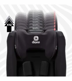 Diono Radian 3R SafePlus All-in-One Convertible Car Seat - Jet Black 10 Diono Radian 3R SafePlus All-in-One Convertible Car Seat - Jet Black -Britax || Little Unicorn || Graco Shop diono radian 3r safeplus all in one convertible car seat jet black 9