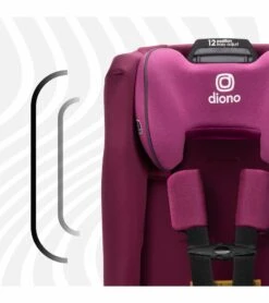 Diono Radian 3R SafePlus All-in-One Convertible Car Seat - Purple Plum -Britax || Little Unicorn || Graco Shop diono radian 3r safeplus all in one convertible car seat purple plum 11