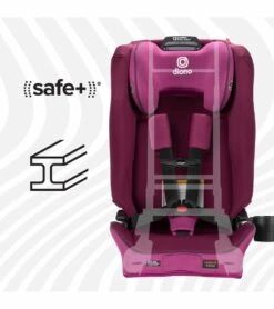 Diono Radian 3R SafePlus All-in-One Convertible Car Seat - Purple Plum -Britax || Little Unicorn || Graco Shop diono radian 3r safeplus all in one convertible car seat purple plum 12