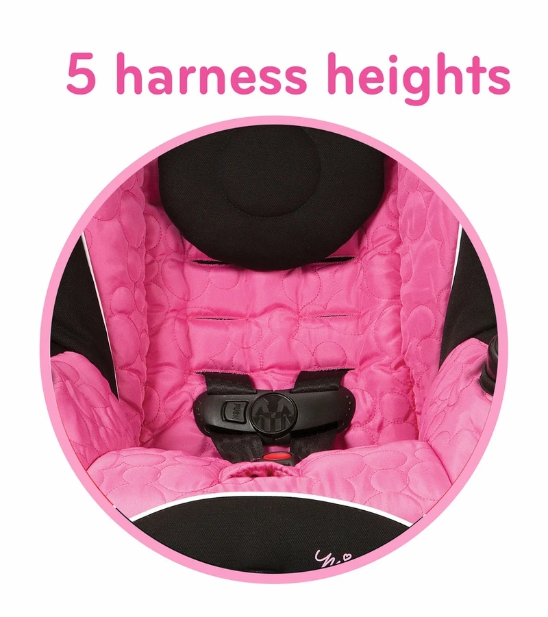 Disney Baby Onlook 2-in-1 Convertible Car Seat - Mouseketeer Minnie 5 Disney Baby Onlook 2-in-1 Convertible Car Seat - Mouseketeer Minnie - Image 5