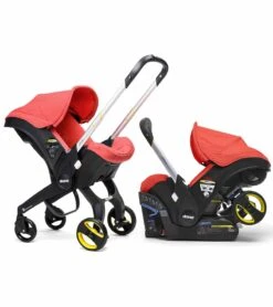 Doona Infant Car Seat & Stroller - Love (Red)