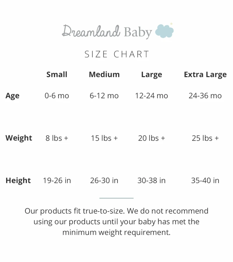 Dreamland Baby Dream Weighted Sleep Sack - Sage Green, 6-12 Months 4 Dreamland Baby Dream Weighted Sleep Sack - Sage Green, 6-12 Months - Image 4