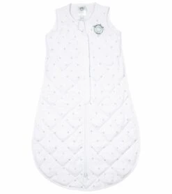 Dreamland Baby Dream Weighted Sleep Sack - White W/ Blue Stars, 6-12 Months