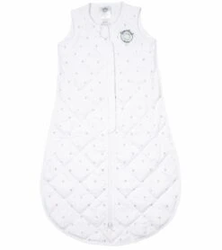 Dreamland Baby Dream Weighted Sleep Sack - White W/ Pink Stars, 6-12 Months