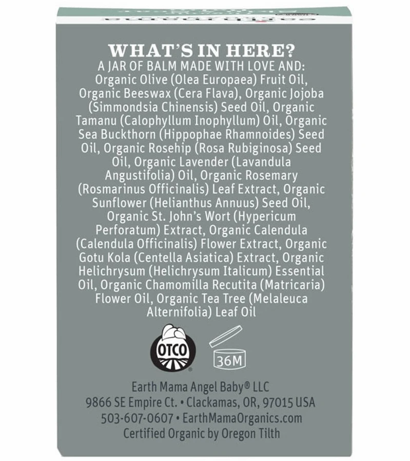 Earth Mama Organic Skin & Scar Balm - 1 Fl. Oz. 3 Earth Mama Organic Skin & Scar Balm - 1 Fl. Oz. - Image 3