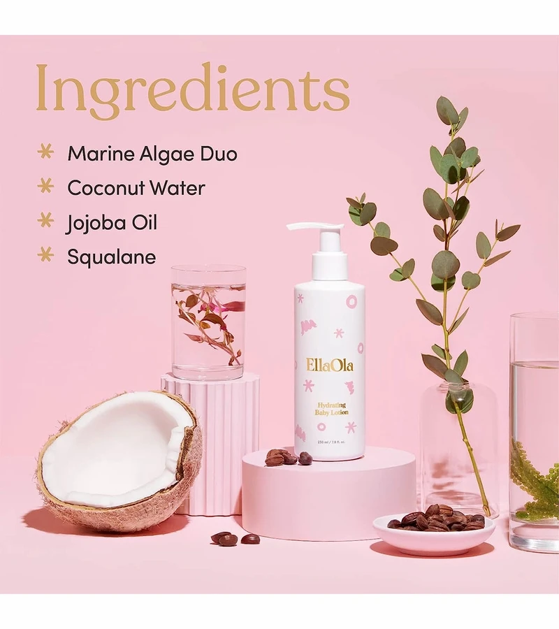 EllaOla Hydrating Baby Lotion, Fragrance Free 6 EllaOla Hydrating Baby Lotion, Fragrance Free - Image 6