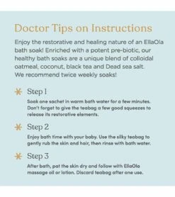 EllaOla Organic Baby Bath Soak, Fragrance Free, Pack Of 4 -Britax || Little Unicorn || Graco Shop ellaola organic baby bath soak fragrance free pack of 4 12