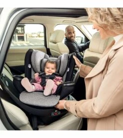Evenflo GOLD Revolve360 Rotating All-In-One Car Seat - Opal Pink -Britax || Little Unicorn || Graco Shop evenflo gold revolve360 rotating all in one car seat opal pink 30