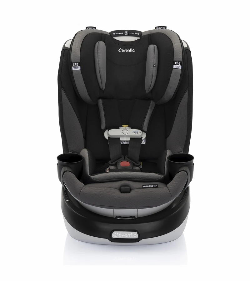 Evenflo GOLD SensorSafe Revolve 360 Slim 2-in-1 Rotational Convertible Car Seat - Obsidian 2 Evenflo GOLD SensorSafe Revolve 360 Slim 2-in-1 Rotational Convertible Car Seat - Obsidian - Image 2