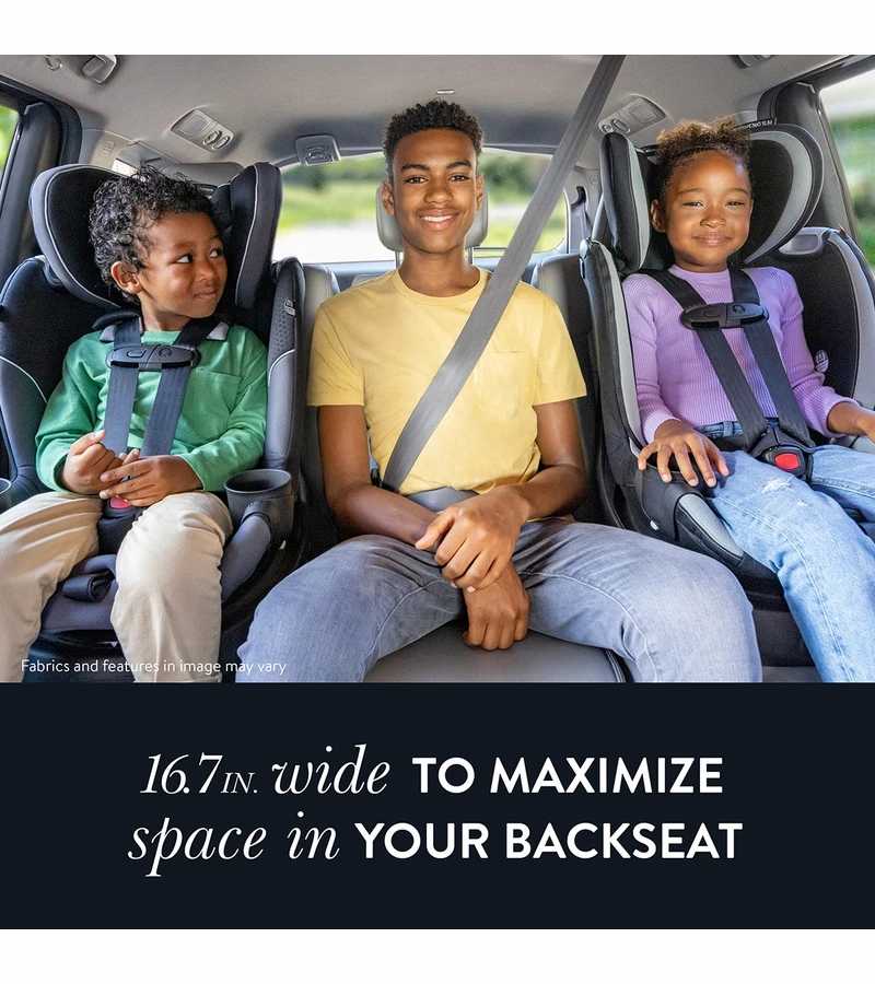 Evenflo GOLD SensorSafe Revolve 360 Slim 2-in-1 Rotational Convertible Car Seat - Obsidian 7 Evenflo GOLD SensorSafe Revolve 360 Slim 2-in-1 Rotational Convertible Car Seat - Obsidian - Image 7