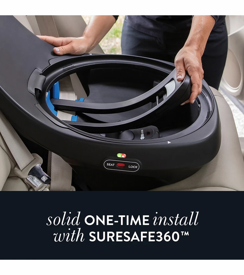 Evenflo GOLD SensorSafe Revolve360 Extend Rotational All-In-One Convertible Car Seat - Emerald Green (Green & Gentle) 5 Evenflo GOLD SensorSafe Revolve360 Extend Rotational All-In-One Convertible Car Seat - Emerald Green (Green & Gentle) - Image 5