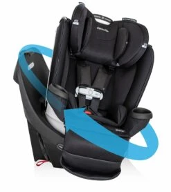 Evenflo GOLD SensorSafe Revolve360 Extend Rotational All-In-One Convertible Car Seat - Onyx Black