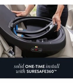 Evenflo GOLD SensorSafe Revolve360 Extend Rotational All-In-One Convertible Car Seat - Opal Pink -Britax || Little Unicorn || Graco Shop evenflo gold sensorsafe revolve360 extend rotational all in one convertible car seat opal pink 148