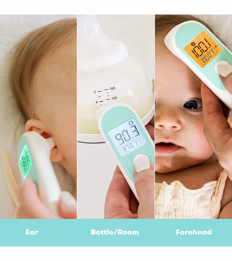 FridaBaby 3-in-1 Ear, Forehead + Touchless Infrared Thermometer 4 FridaBaby 3-in-1 Ear, Forehead + Touchless Infrared Thermometer - Image 4