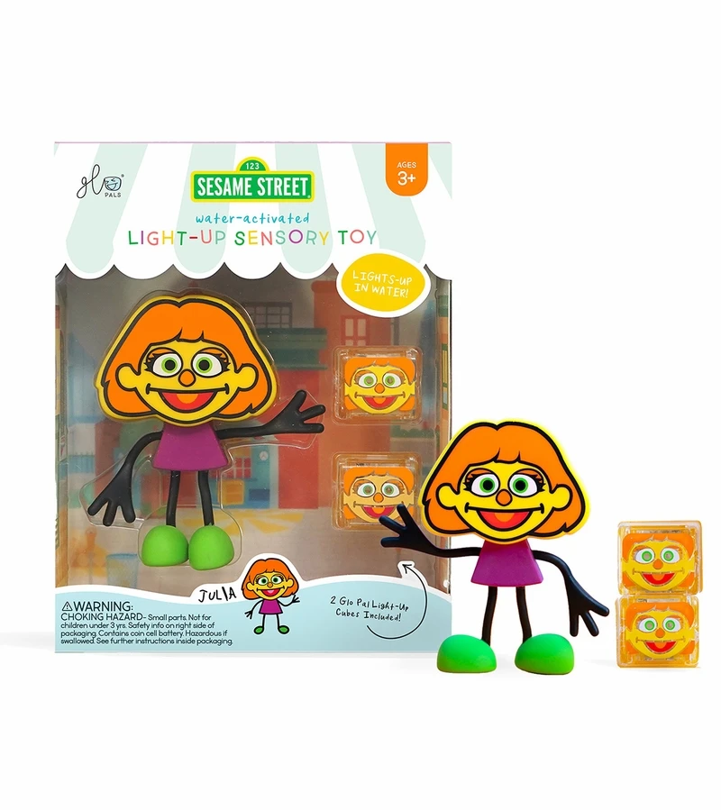 Glo Pals Light Up Sensory Bath Toy - Julia 1 Glo Pals Light Up Sensory Bath Toy - Julia