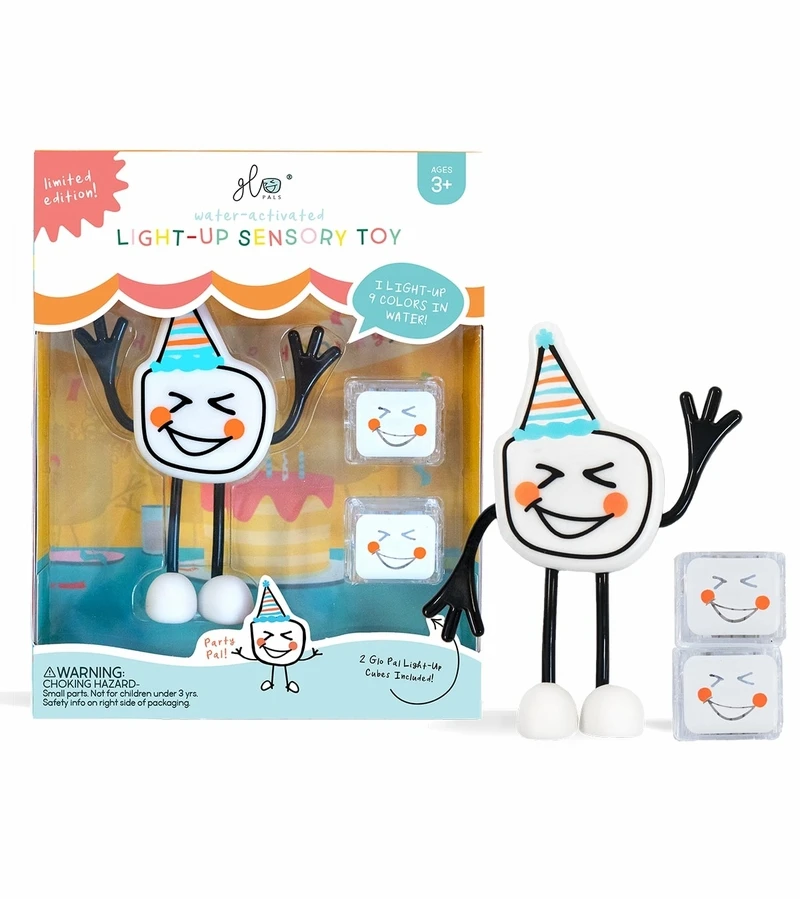 Glo Pals Light Up Sensory Bath Toy - Party Pal 1 Glo Pals Light Up Sensory Bath Toy - Party Pal