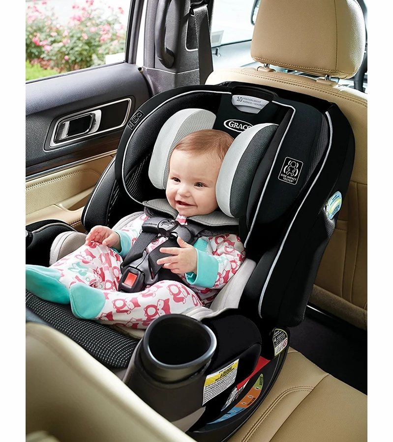 Graco 4Ever Extend2Fit All In One Convertible Car Seat - Clove 5 Graco 4Ever Extend2Fit All In One Convertible Car Seat - Clove - Image 5