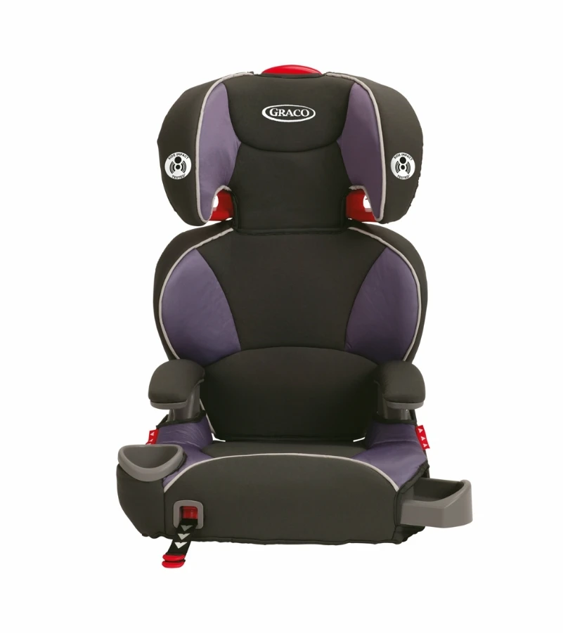 Graco AFFIX Highback Belt Positioning Booster Car Seat With Latch System - Grapeade 2 Graco AFFIX Highback Belt Positioning Booster Car Seat With Latch System - Grapeade - Image 2