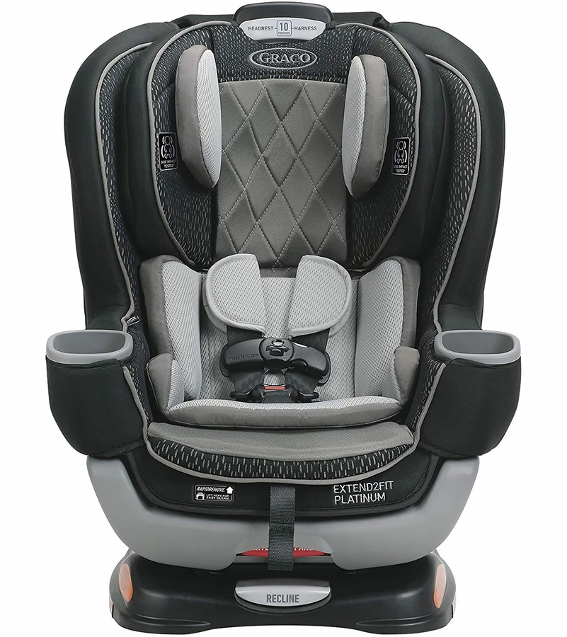 Graco Extend2Fit Platinum Convertible Car Seat - Hurley 2 Graco Extend2Fit Platinum Convertible Car Seat - Hurley - Image 2