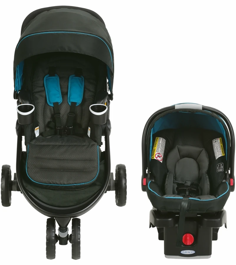 Graco Modes 3 Lite Travel System - Poseidon 2 Graco Modes 3 Lite Travel System - Poseidon - Image 2