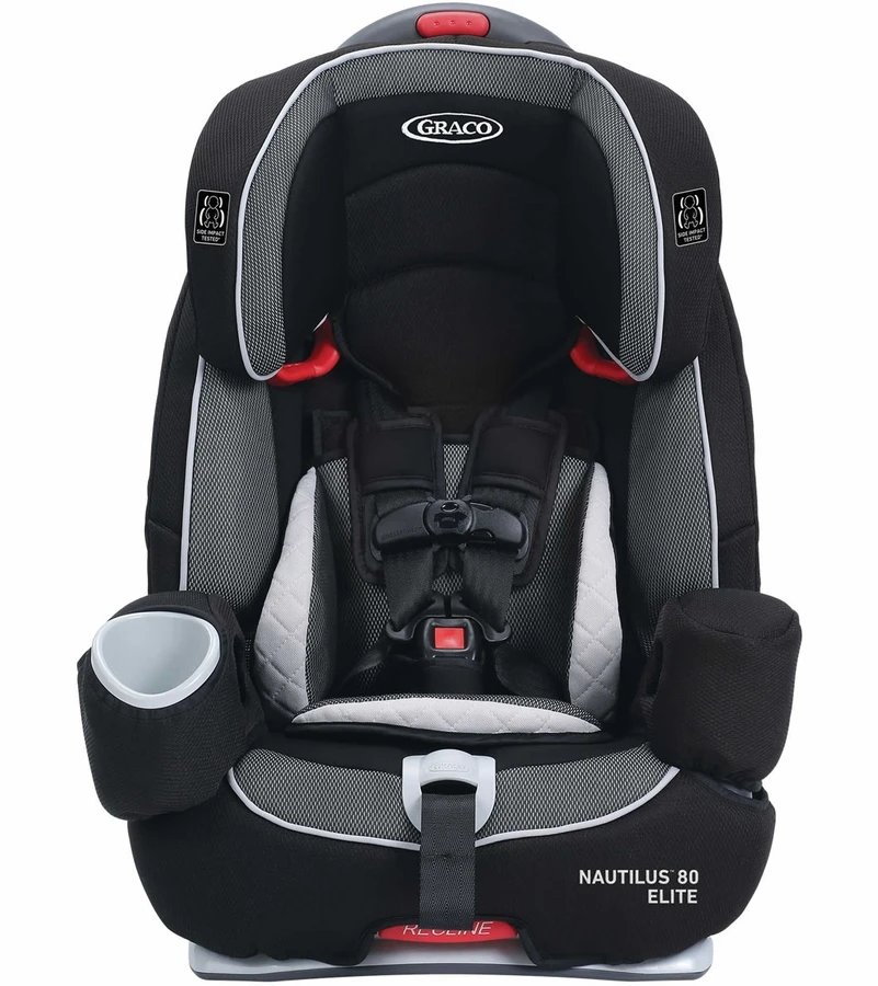 Graco Nautilus 80 Elite 3-in-1 Harness Booster Car Seat - Chase 2 Graco Nautilus 80 Elite 3-in-1 Harness Booster Car Seat - Chase - Image 2