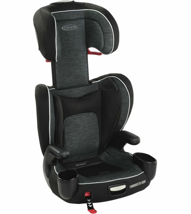 Graco TurboBooster Grow Highback Belt Positioning Booster Car Seat - Westpoint 3 Graco TurboBooster Grow Highback Belt Positioning Booster Car Seat - Westpoint - Image 3