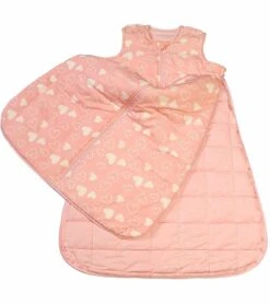 Gunamuna Bamboo Duvet Sleep Bag, Medium - Hearts