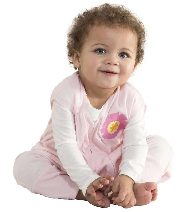 HALO SleepSack Early Walker, Lightweight, Pink Flower, Medium 2 HALO SleepSack Early Walker, Lightweight, Pink Flower, Medium - Image 2