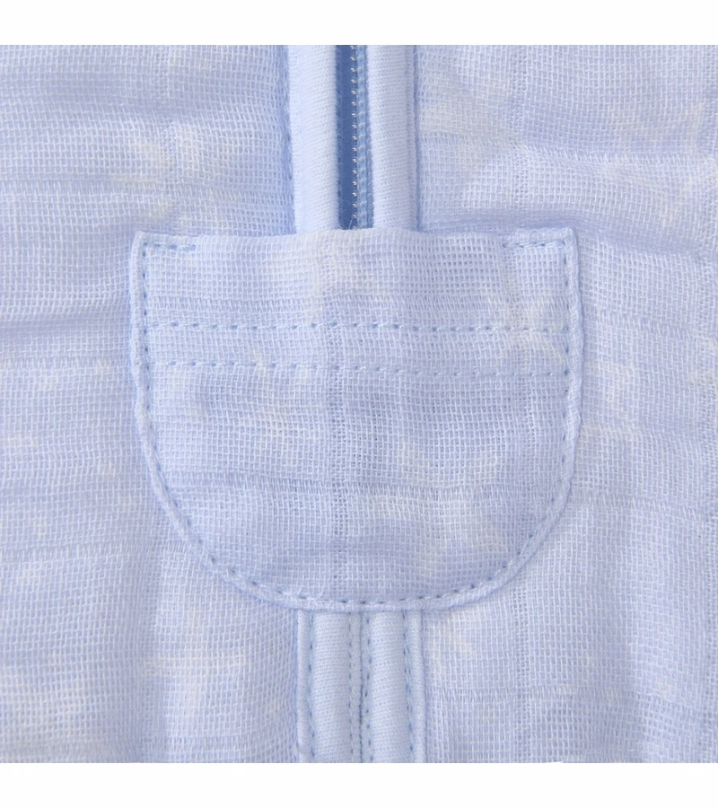 Halo SleepSack Quilted Muslin Swaddle - Constellation Blue (Small) 7 Halo SleepSack Quilted Muslin Swaddle - Constellation Blue (Small) - Image 7